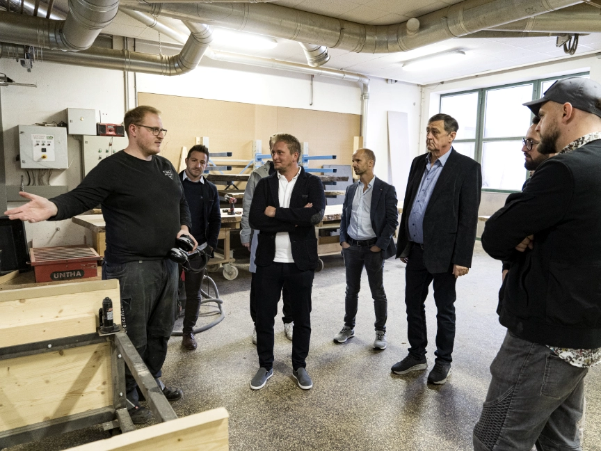 dreikant-company tour-erklärung der werkstatt