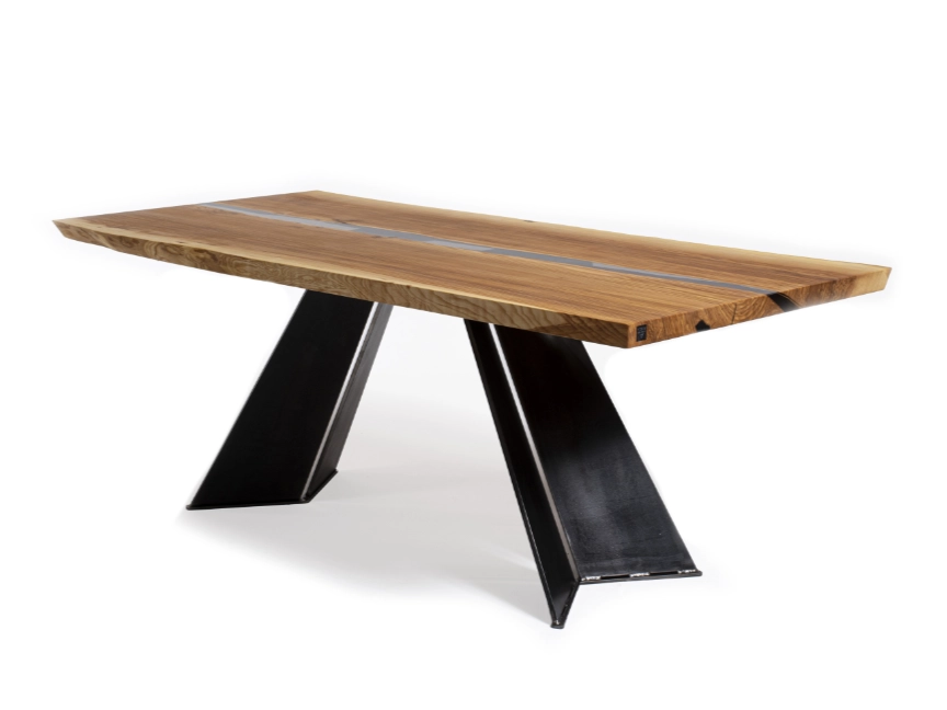655_dreikant-untergestell-raver-stahlplatten schräg untergestell für massivholztisch